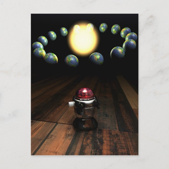 La postal robótica (Anverso)