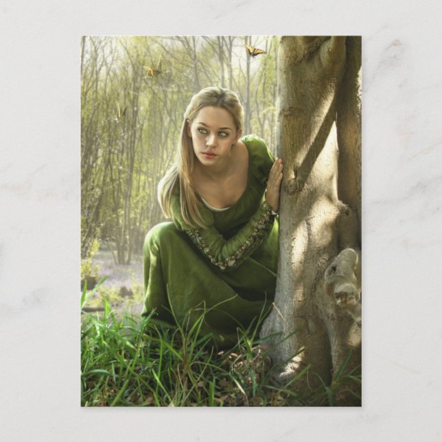 La postal secreta del bosque (Anverso)