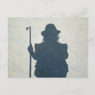 La postal sombra del peregrino