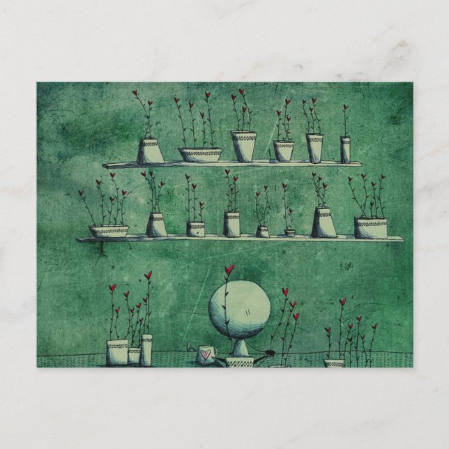 La postal verde (Anverso)