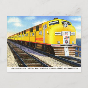 La postal vintage del Streamliner