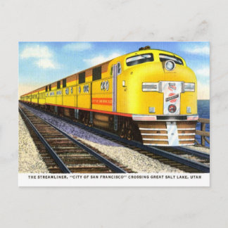 La postal vintage del Streamliner
