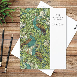 La postal Walter Crane del Peacock Garden