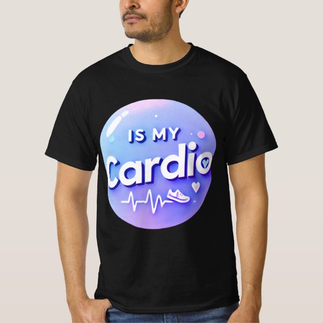 La postergación es mi graciosa camiseta cardio (Anverso)