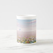 La pradera del cerdo de la taza de té de China