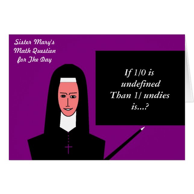 La pregunta de la hermana Mary sobre las matemátic (Anverso (Horizontal))