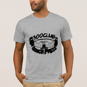 La prensa de banco de 300 clubs sirve la camiseta