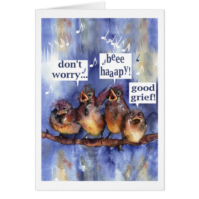 la preocupación del don'r sea feliz (Frente)