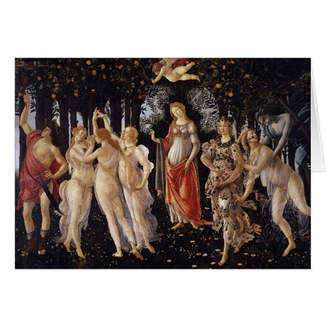 La Primavera de Sandro Botticelli (Anverso (Horizontal))
