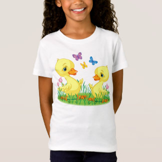 La primavera Ducks la camiseta para los niños