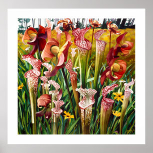 La "primavera florece" arte floral de la acuarela