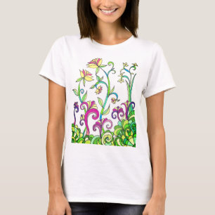 La primavera florece la camiseta