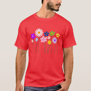 la primavera florece la camiseta