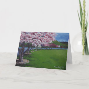 La primavera florece tarjeta de felicitación