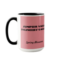 La primavera florece taza