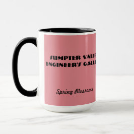 La primavera florece taza