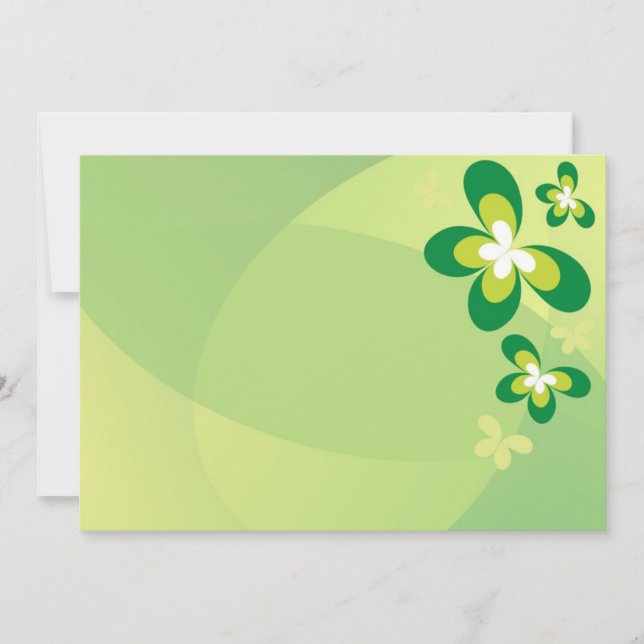 La primavera ha despertado la invitación (Anverso)