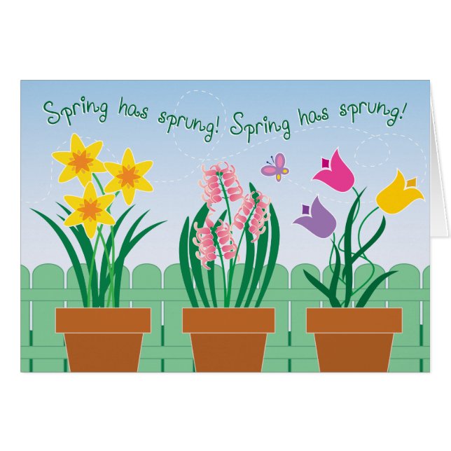 ¡La primavera ha saltado! (Anverso (Horizontal))