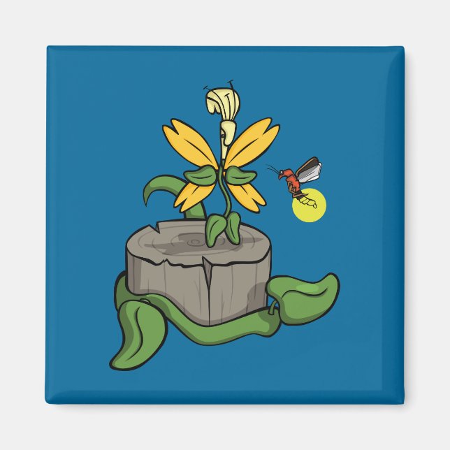 La primavera saluda el imán de verano (Frente)