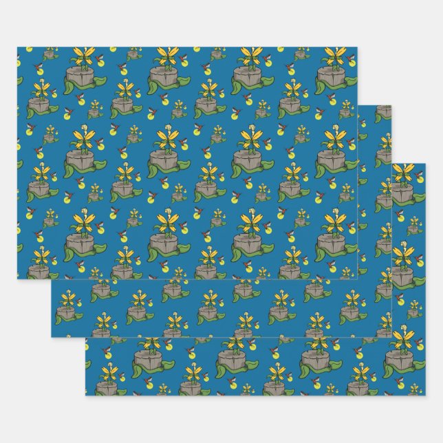 La primavera saluda el juego de papel de ajuste de (Set)