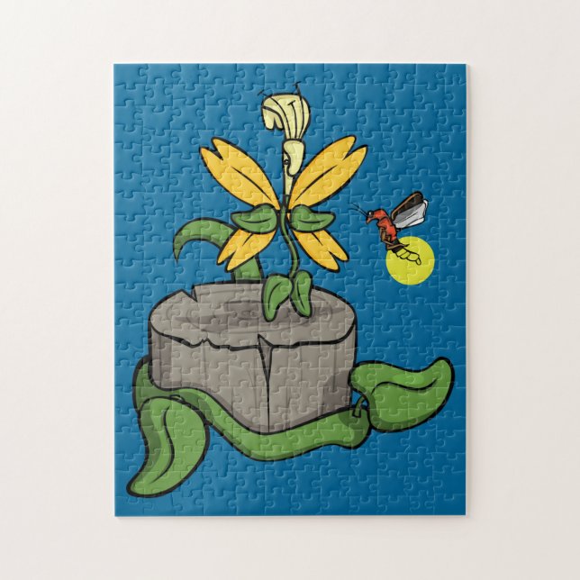 La primavera saluda el rompecabezas del verano (Vertical)