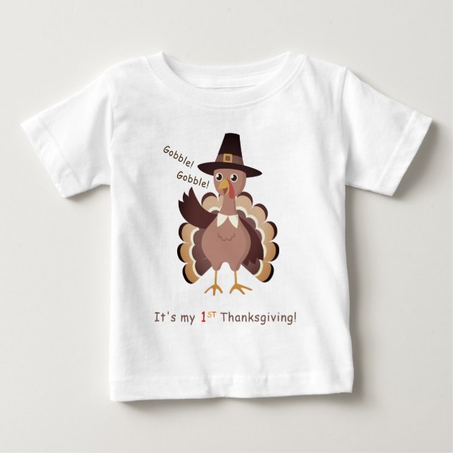 La primera camiseta de agradecimiento del bebé (Anverso)