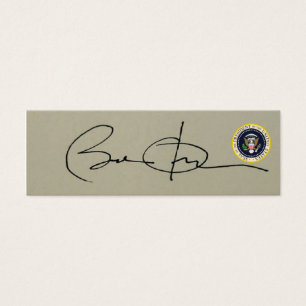 La primera FIRMA de Barack Obama como presidente