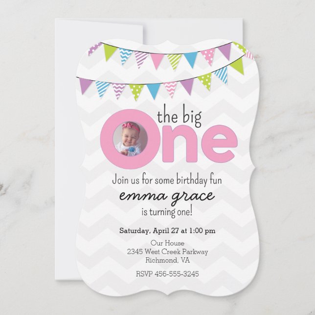 La primera invitación de cumpleaños de los grandes (Anverso)