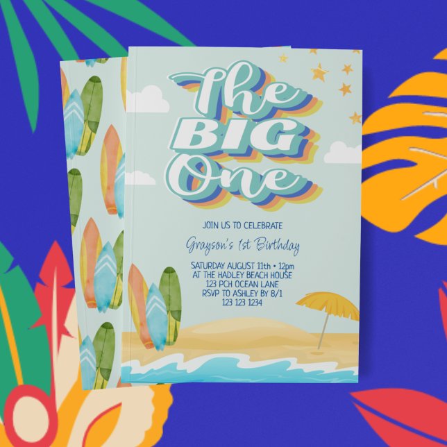 La Primera Invitación de Cumpleaños de The Big One (Subido por el creador)