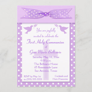 La primera invitación de la Santa Comunión a Lilac