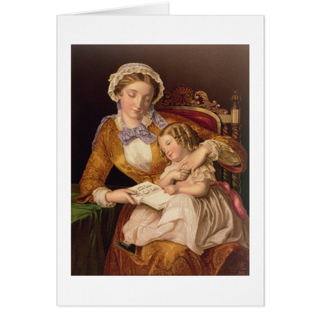 La primera lección, pub. por Baxter, 1855 (Frente)