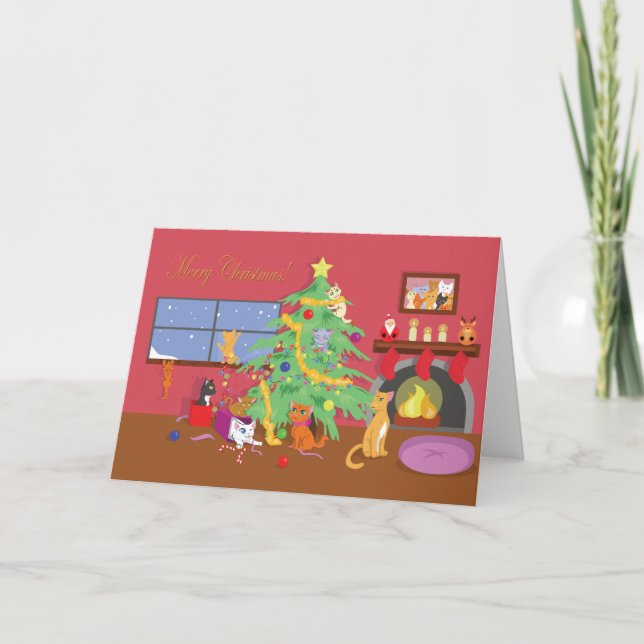 La primera Navidad de los gatitos (Anverso)