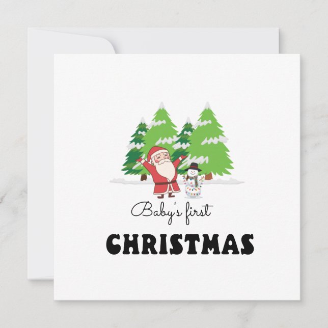 La primera Navidad del bebé (Anverso)