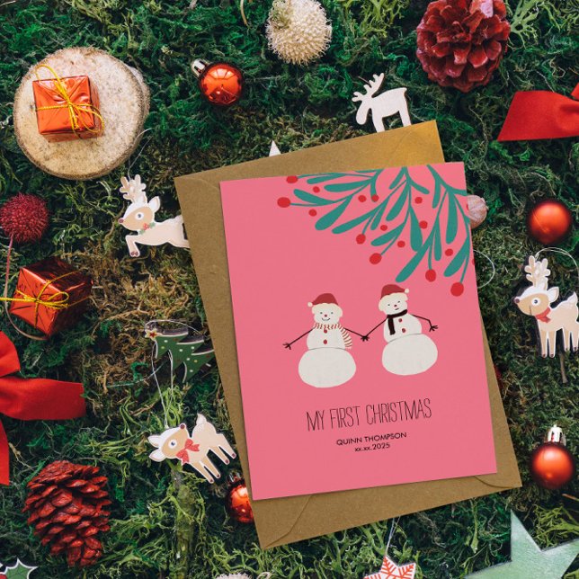 La primera Navidad del bebé - lindo dúo de muñecos (Subido por el creador)