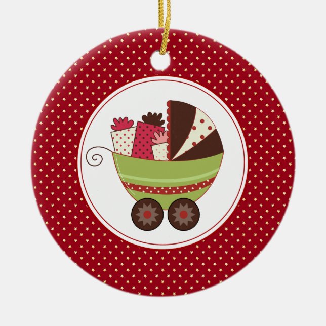 La primera Navidad del bebé | Ornamentos de Navida (Frente)