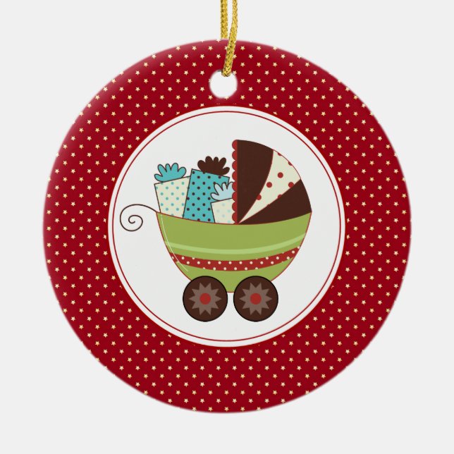 La primera Navidad del bebé | Ornamentos de Navida (Frente)