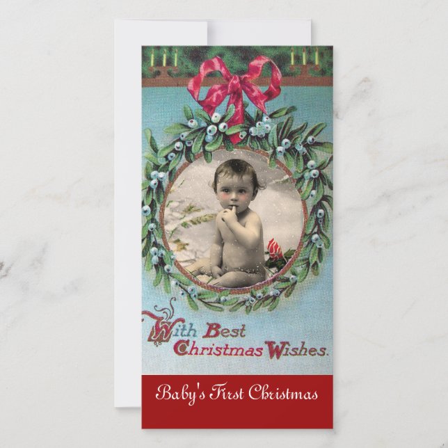 LA PRIMERA PLANTILLA DE FOTO DE NAVIDAD DE NAVIDAD (Anverso)