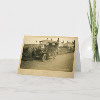 La primera tarjeta de felicitación para la lección