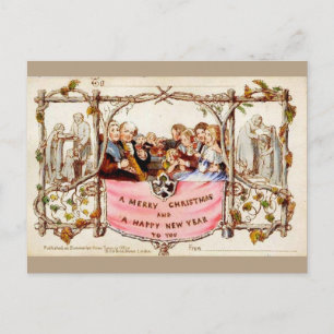 La primera tarjeta de Navidad