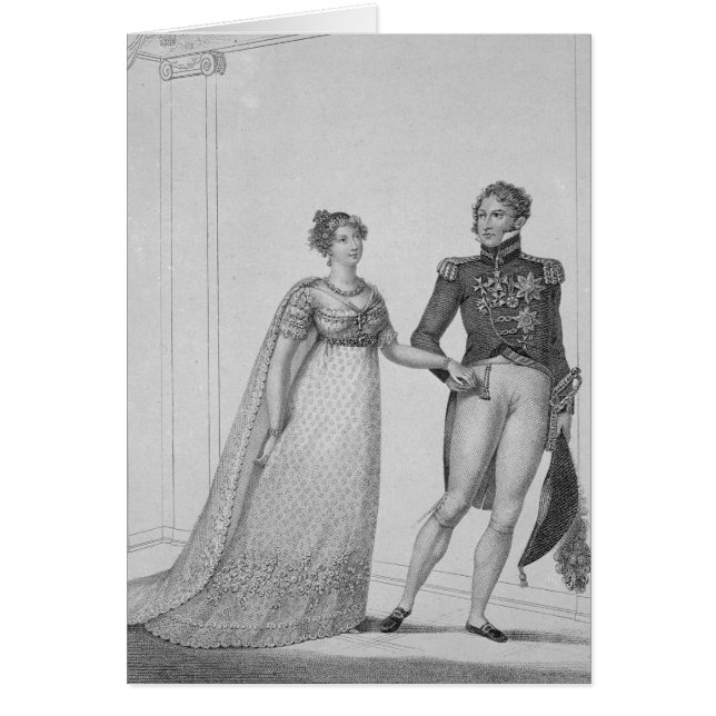 La Princesa Carlota de Gales y Príncipe (Frente)