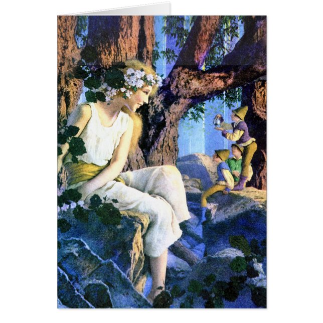 La Princesa Justa de Maxfield Parrish y los gnomos (Frente)