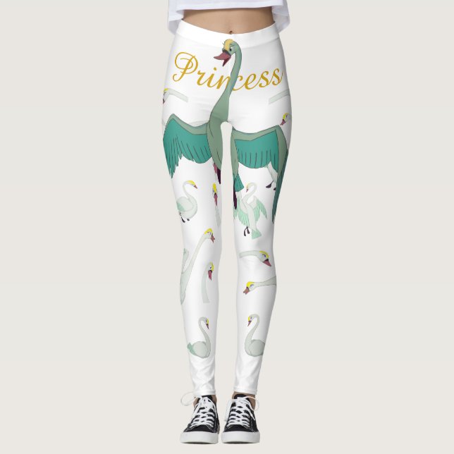 La princesa Leggings del cisne (Anverso)