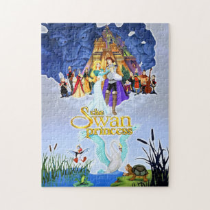 La princesa Personalized Photo Puzzle del cisne