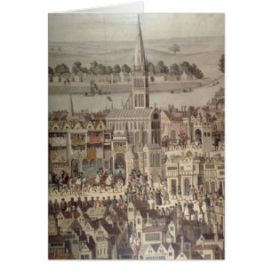La procesión de la coronación de rey Edward VI