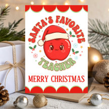 La profesora favorita de Santa divertida Navidad