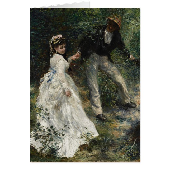 La Promenade Renoir Impresionante pintura (Frente)