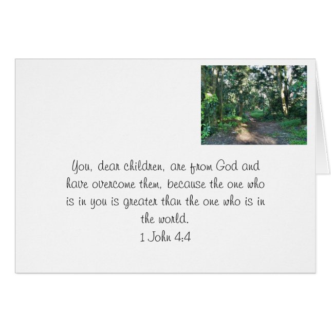 La promesa de Dios. (Anverso (Horizontal))