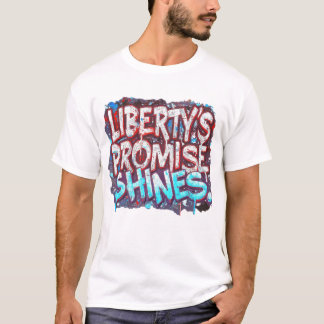 La promesa de la libertad luce camiseta