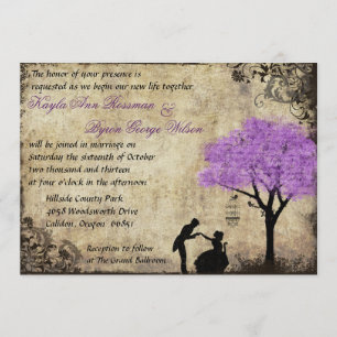 La Propuesta Invitación A La Boda Vintage.
