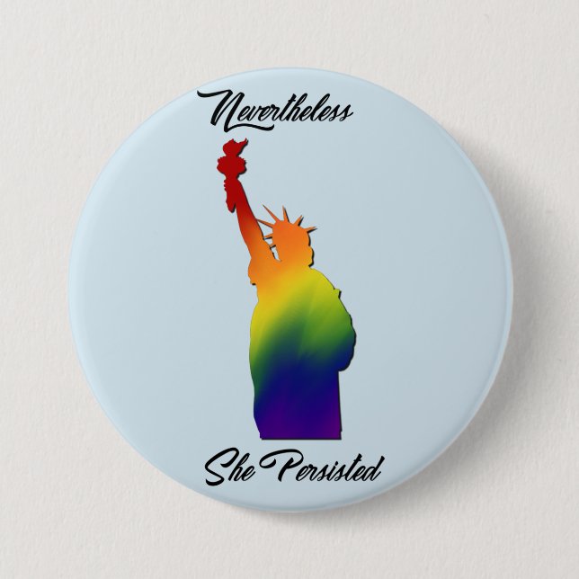 La protesta de LGBT resiste el botón de la (Anverso)